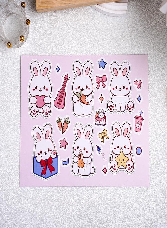 HANSAMU 60Pcs Easter Bunny Candy Paper Cards Candy Chocolate Package Wrapping Decorations, Bunny Candy Holders for Kids Easter Party Supplies - Image 5