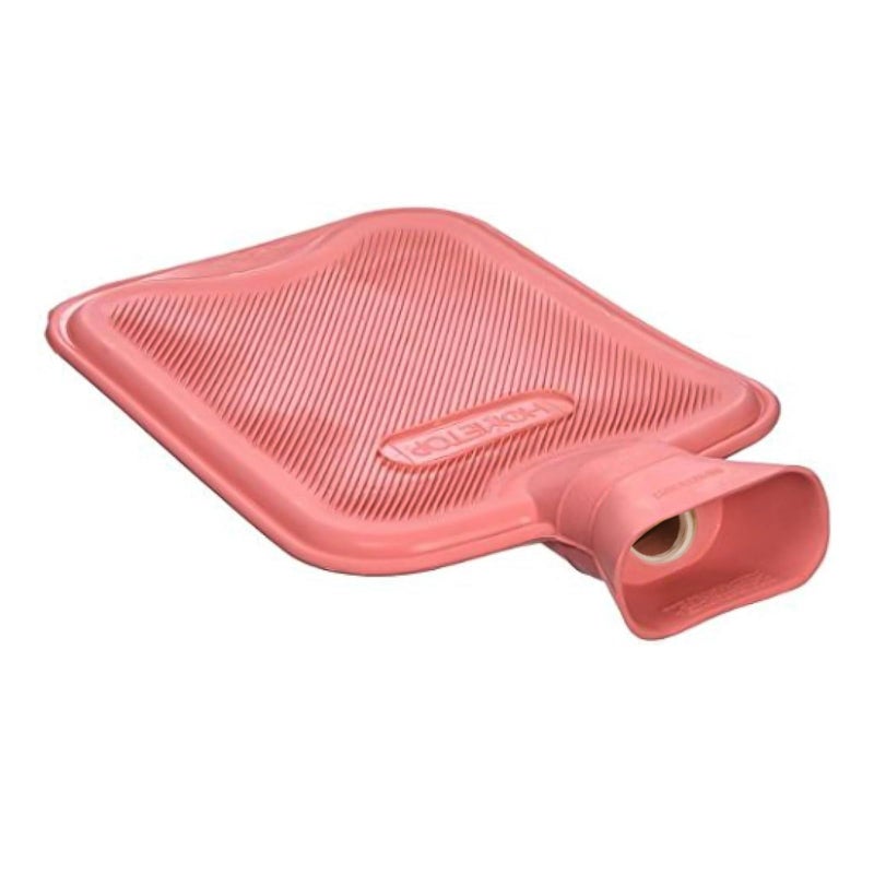 HomeTop Premium Classic Rubber Hot Water Bottle (Red) - Image 1