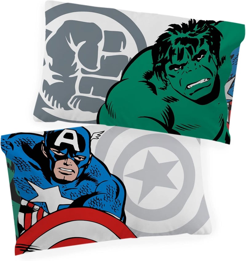 Jay Franco Marvel Comics Comic Cool Children's Bedding Set 200 x 200 cm, 100% Cotton, Double Bed – Includes Duvet Cover & Pillow Cases – Suitable for Beds from 140 x 190 cm to 140 x 200 cm All budget friendly options - Image 4