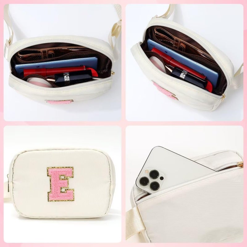YOOLIFE Birthday Gifts for 3 4 5 6 7 8 9 10 Year Old Girl Kids - Initial Fanny Pack Girls Purse Belt Bag Crossbody Bag, Gifts for Girls Kids Daughter, Beige A - Image 4
