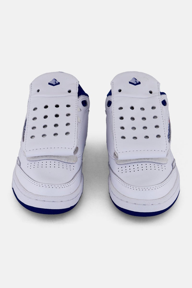 Reebok kids Boy Club C Mid II Mr Lace Up Tennis Shoes, White  - Image 4