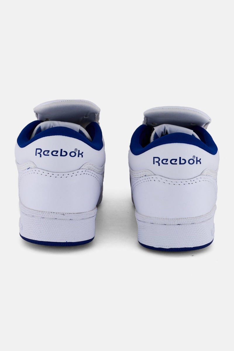 Reebok kids Boy Club C Mid II Mr Lace Up Tennis Shoes, White  - Image 3