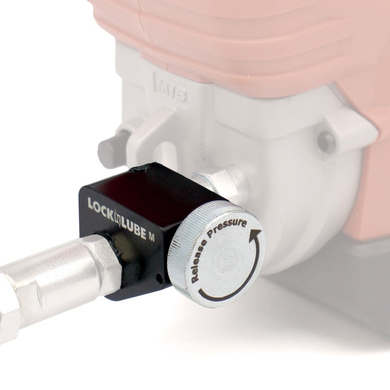 LockNLube Pressure Return Valve for Use with Cordless Grease Guns No More Pressure Locks Returns Grease to The Tube Releases Hose backpressure