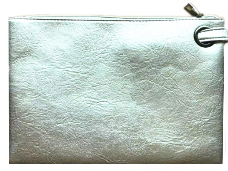 ruizedidi Clutch Purses for Women Evening Bag Women's Handbags Purse Trendy Designer Wedding Pu Leather Wristlet silver - Image 1