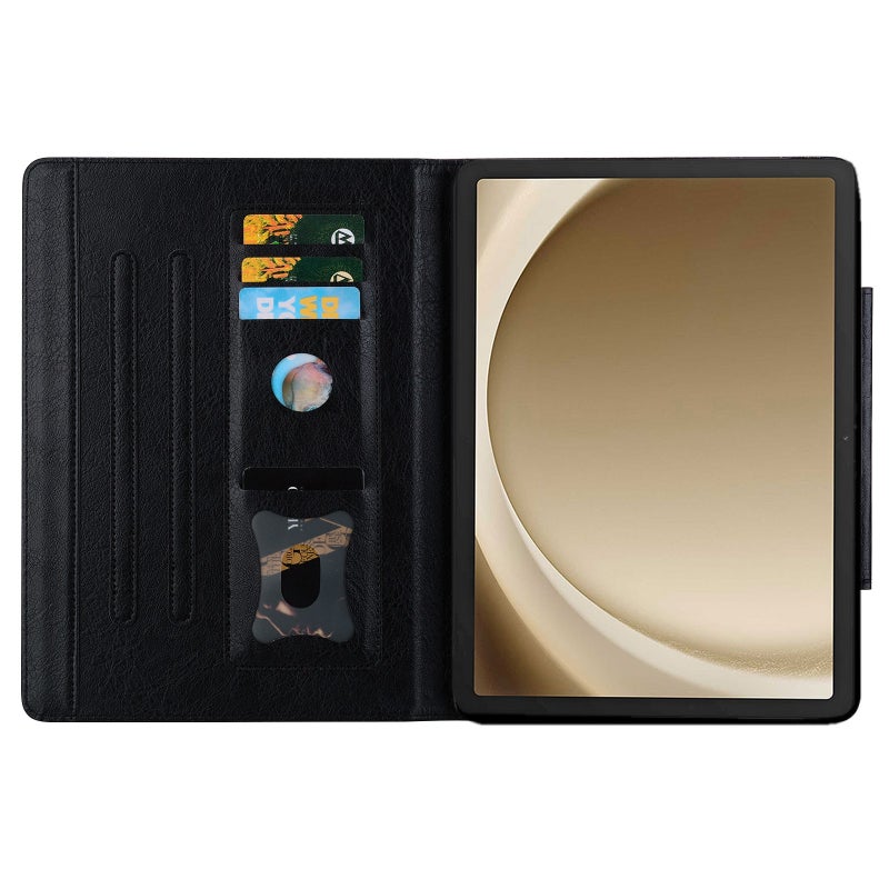 For Samsung Galaxy Tab S11/S10 Lite/S9 Fe/S9/S8 Buckle Leather Smart Tablet Case(Black) - Image 4