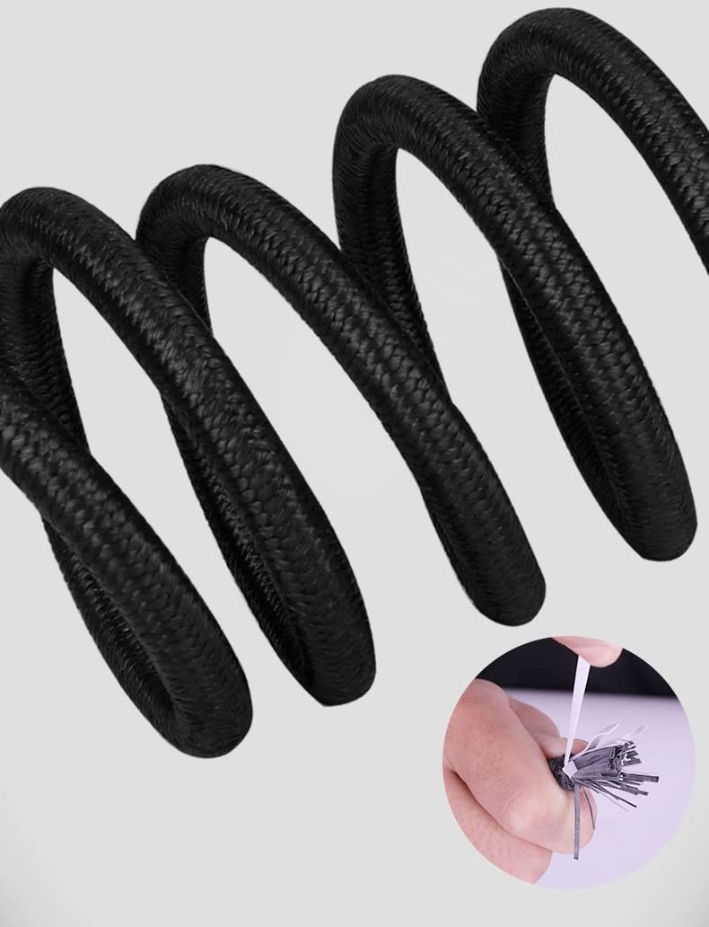 MJMP Bungee Cords Elastic Straps With Hooks Lightweight Duty Bungee Cord (12 Inch X 8 Pack  Black) - Image 5