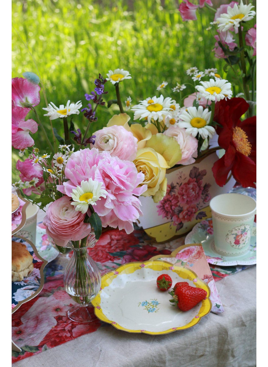 Talking Tables Talking Tables Truly Scrumptious Disposable Plates  12 count  6.5 inches for Tea Party or Birthday  - Image 2