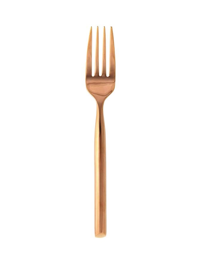 Fortessa Rrp Capri Brushed Copper Salad Fork 17cm 