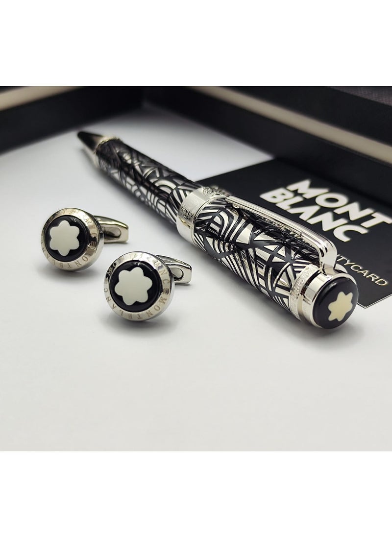 Mont Blanc Mont Blanc pen and cufflink Estelle Estelle New latest version Mont Blanc 