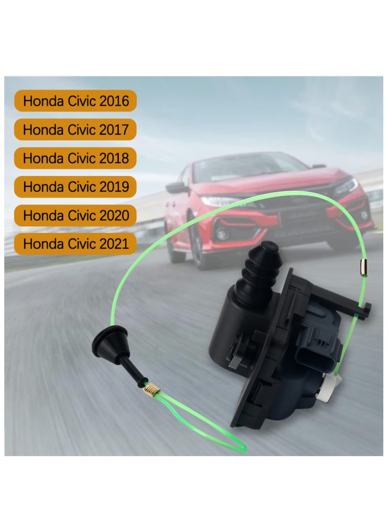 SYOSI - Fuel Door Lid Actuator Gas Tank Assembly Kit, B5 Compatible with Honda Civic Accessories 2016 2017 2018 2019 2020 2021, Replace Part Number # 74700-TBA-A02 74700TBAA02 - Image 1