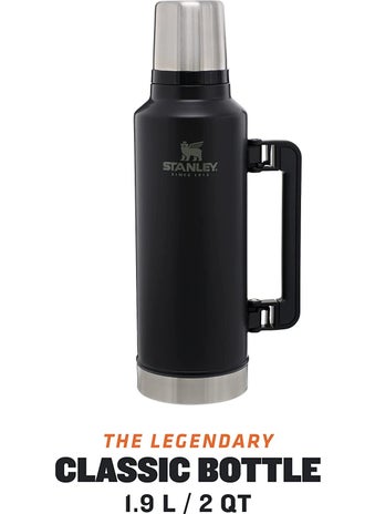 Stanley Classic Vacuum Thermos, 1.9 L, Black  - Image 3