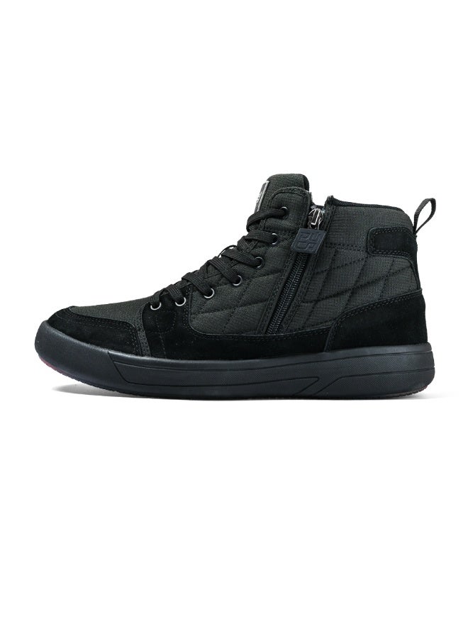 PUCA Mens Shoes with Mesh | High Ankle Boots | Micro-Fibre Outer | Light Weight | Slip Resistant | Genesis Black - Image 4