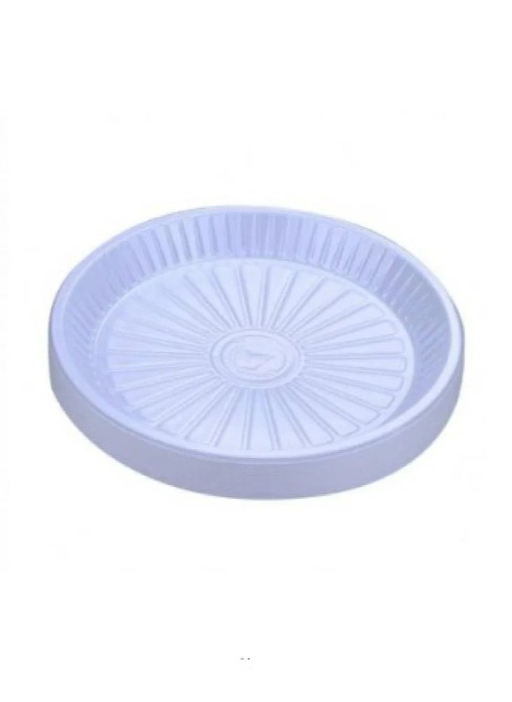 Alba Plastic Durable Plastic Party Plates Large 26cm Ideal for All Occasions and Sturdy 200 Pcs  - Image 1