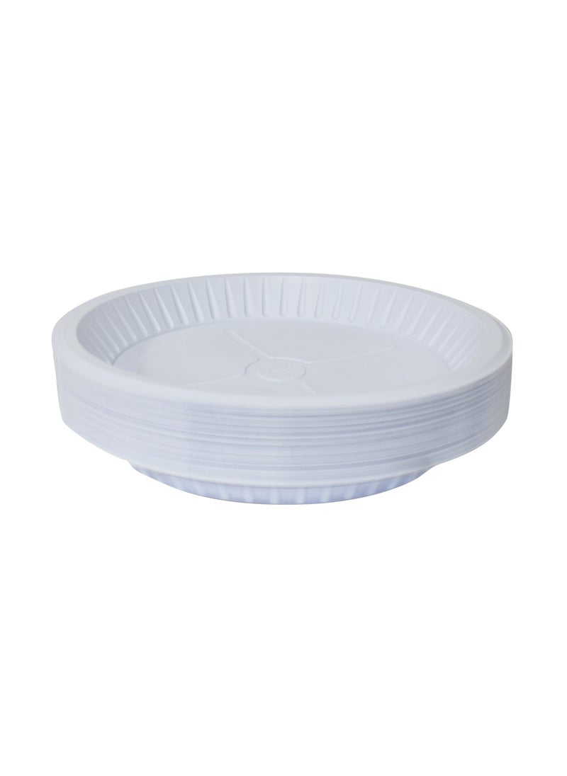 Alba Plastic Durable Plastic Party Plates Large 26cm Ideal for All Occasions and Sturdy 200 Pcs  - Image 2