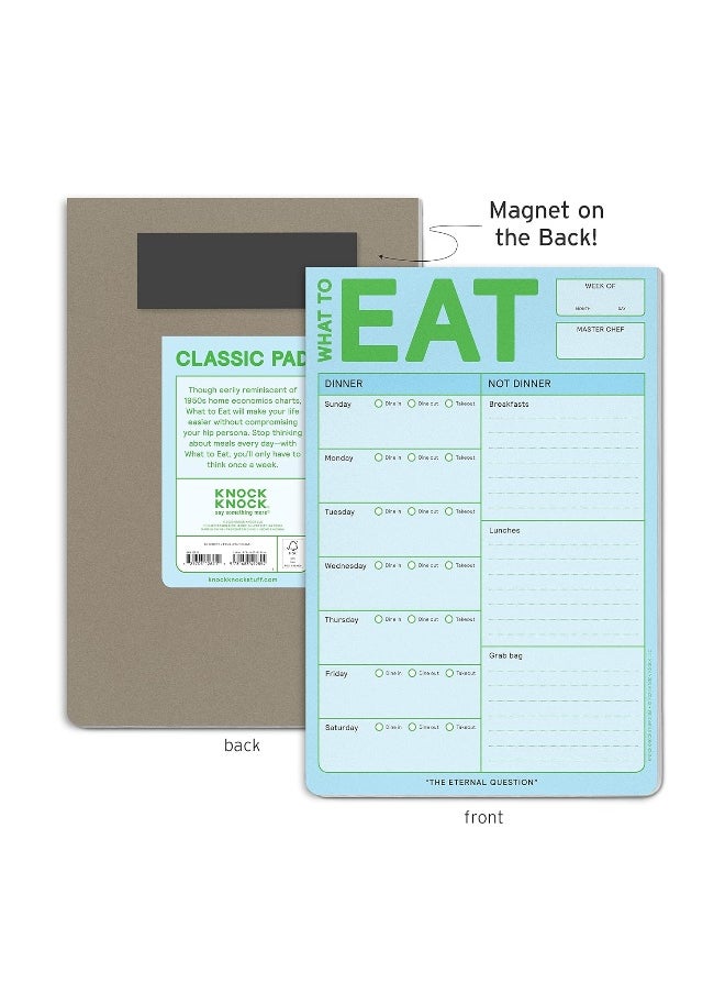 Knock Knock What to Eat Pad (Pastel Edition)  - Image 2