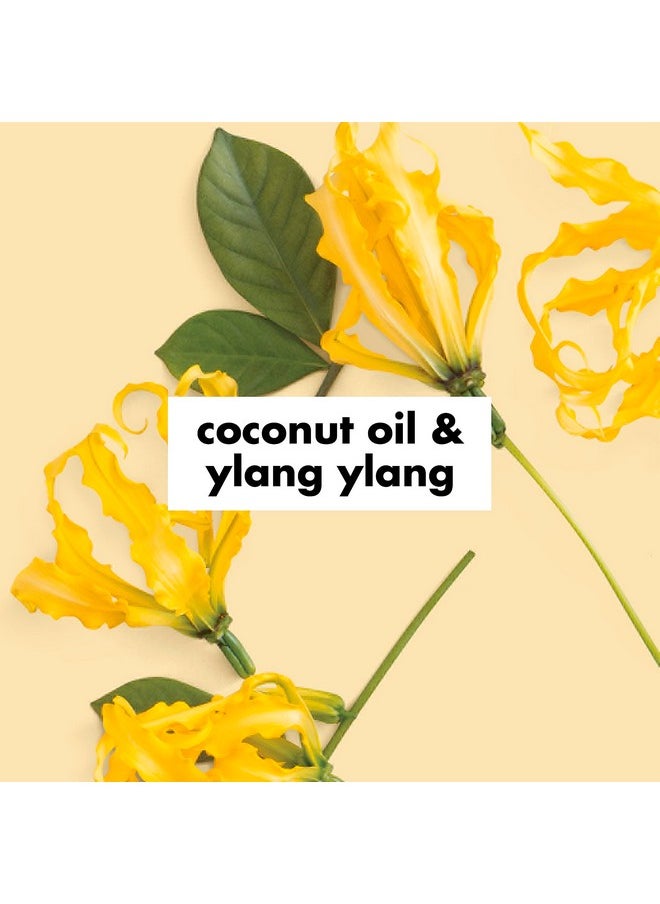 لاف بيوتي أند بلانيت شامبو Love Beauty and Planet Coconut Oil & Ylang Hope and Repair الخالي من الكبريتات لأطراف الشعر المتقصفة والشعر الجاف والتالف، والبارابين والسيليكون والصبغة، والخال من القسوة والفثالات، 32.3 أونصة  - Image 3