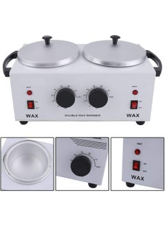 DubaiGallery Wax Warmer, Hair Removal Wax Machine, Home Waxing Warming Wax Heater for Women and Men, Professional Salon Electric Wax Heater Pot for Facial Skin Full Body Bikini Armpit Area (Dual Pot)  - Image 4