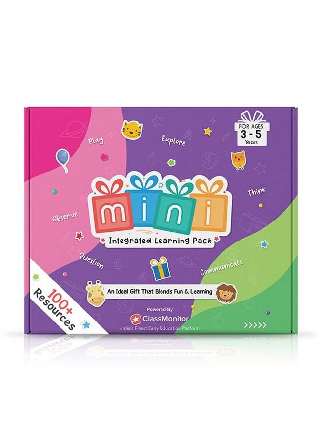 ClassMonitor ClassMonitor Mini Learning Kit for 3-5 Years with Free Mobile App 14+ Learning & Education Topics for Preschool Learning Activities Home-Learning Best Gift for Boys Girls Kids  - Image 1