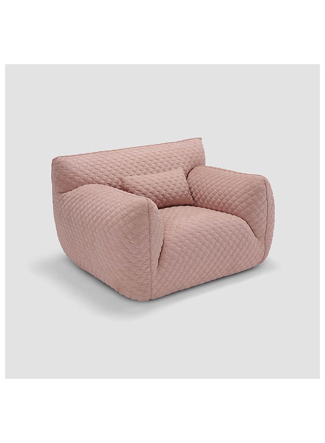 AL HUZAIFA FURNITURE Chroma Single Seater, Embroidery With Rhombic Pattern  - Image 2