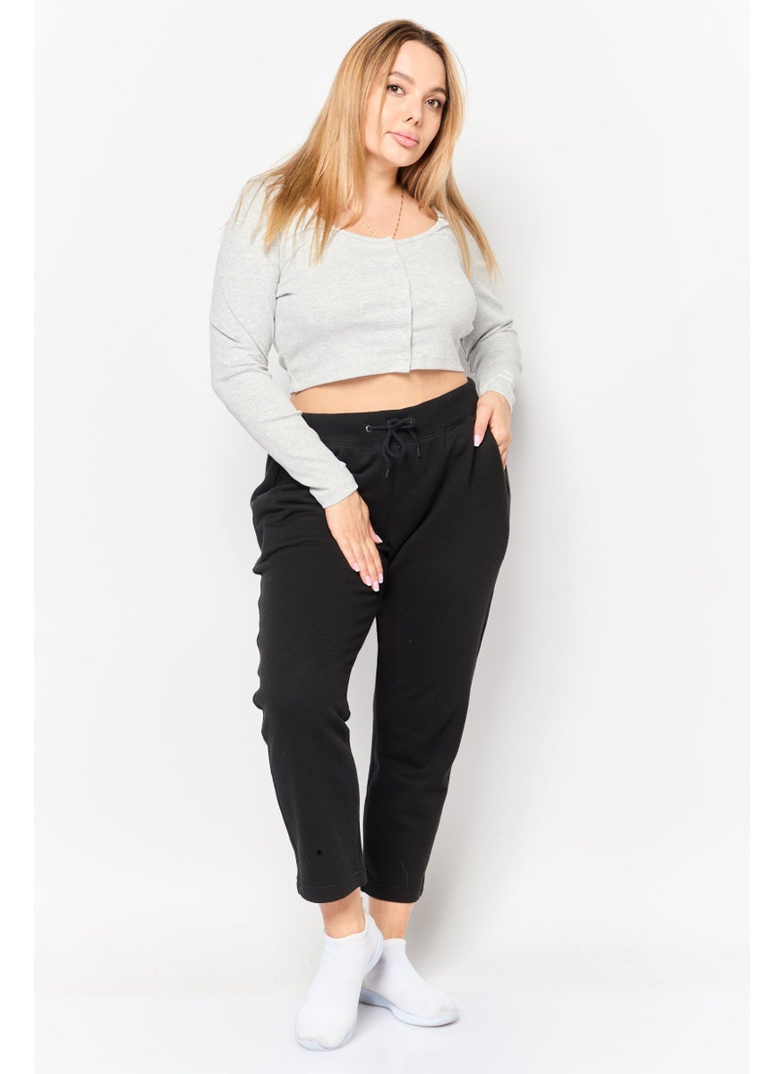 PUMA Women Sportswear Fit Long Sleeve Outdoor Top, Light Grey  - Image 2