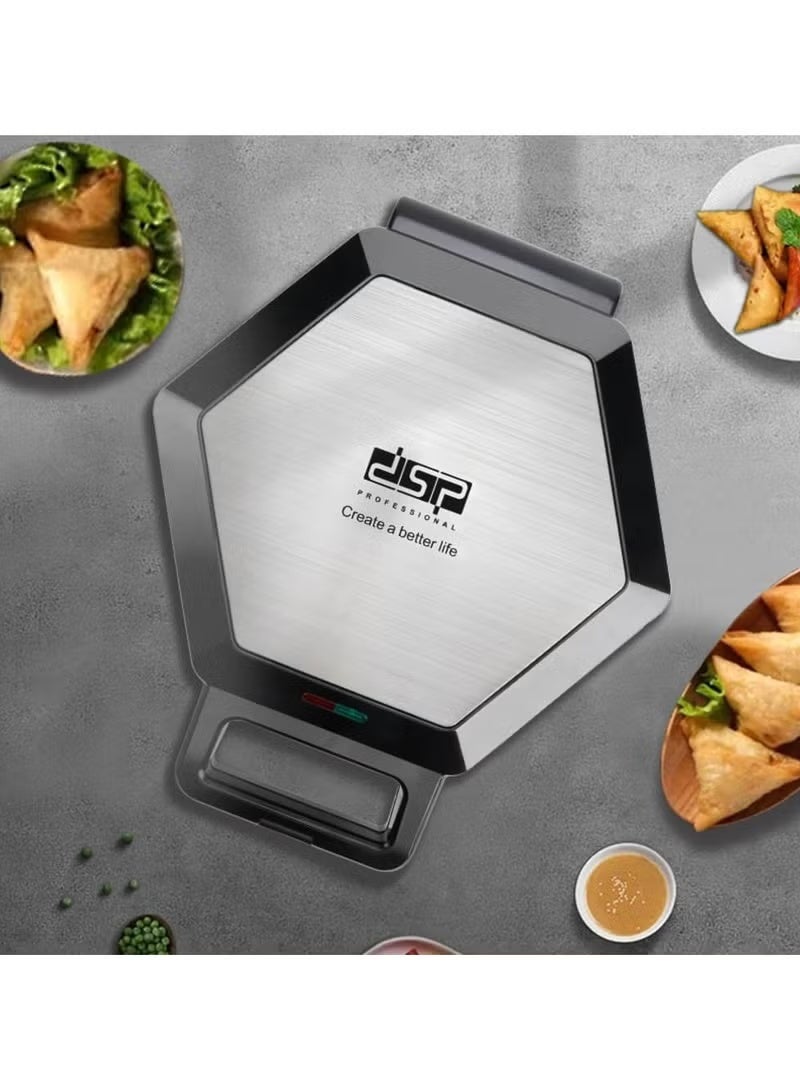 DSP Professional samosa making machine makes 24 pieces with a power of 1200 watts to prepare distinctive samosas - Image 2