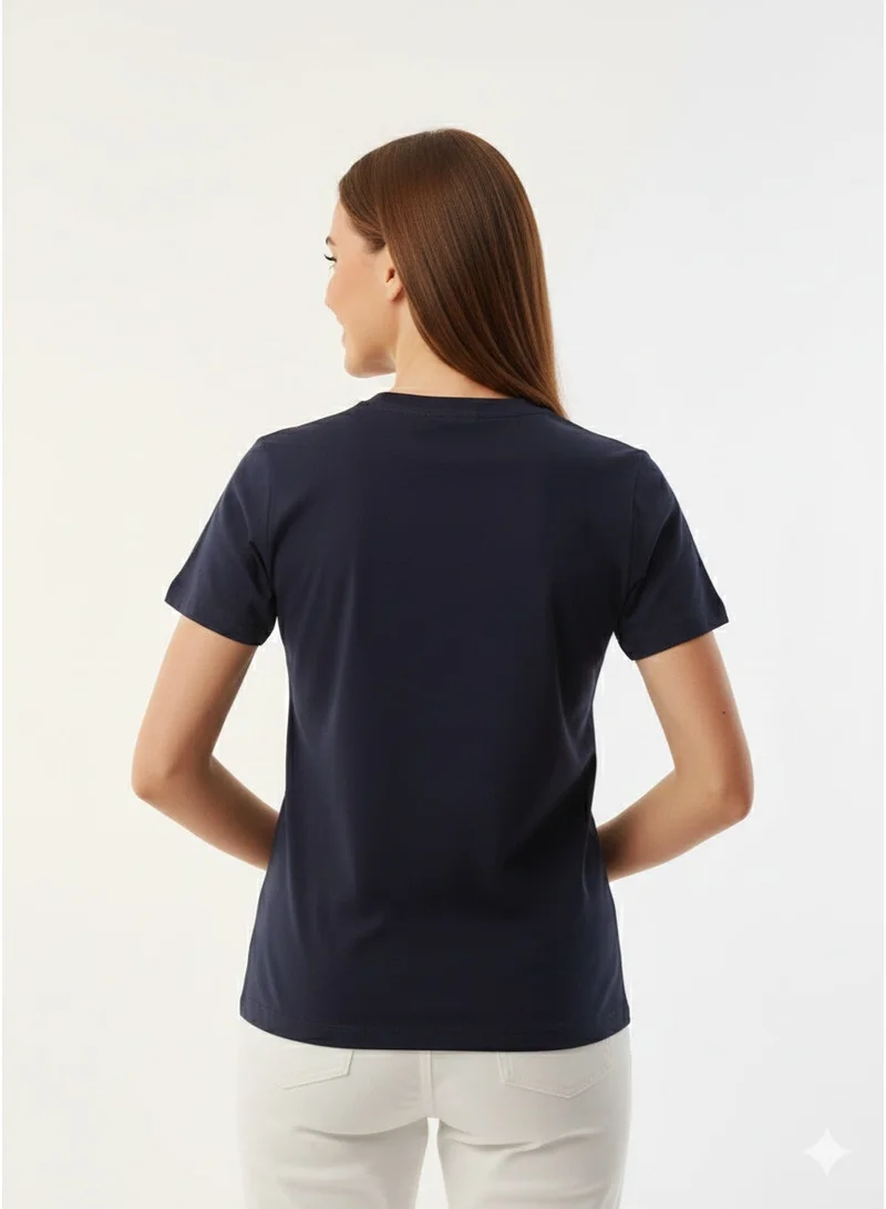 Polo Play Girls Graphic T-shirt -NAVY
