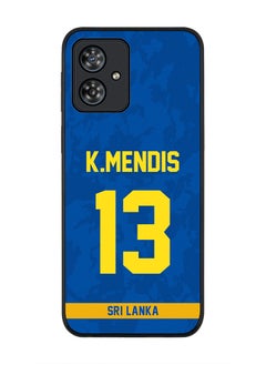 Stylizedd Rugged Black edge case for Motorola Moto G54 / Motorola Moto G54 Power / Motorola Moto G64 5G, Team Sri lanka Kusal Mendis,Jersey No 13  - Image 1
