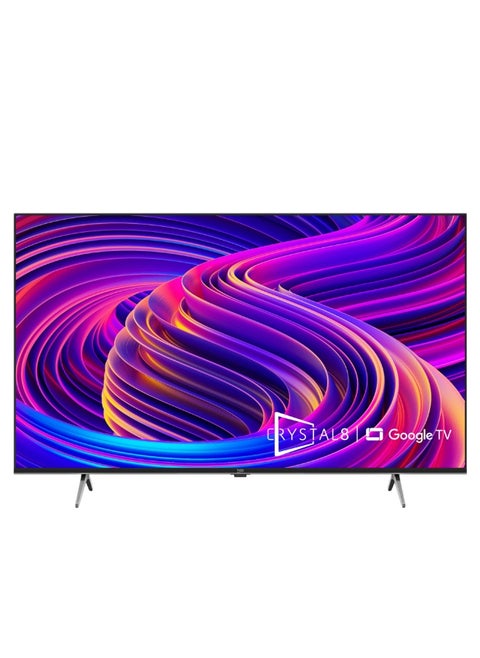 تلفزيون ذكي كريستال8 - 55 بوصة - 4K UHD - نظام تشغيل Google - Dolby Vision - HDR10+