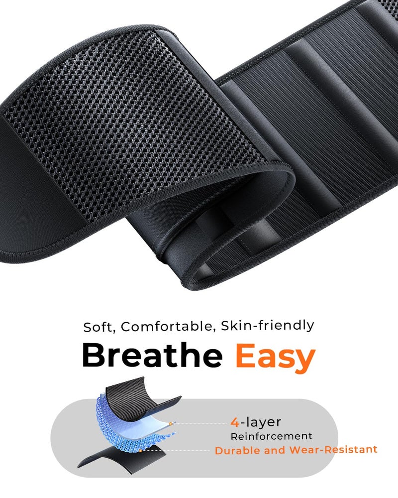 changenow Medical-Grade Work Back Brace with Adjustable Shoulder Straps [Stronger Support & Breathable Mesh] Lower Back Support Belt for Men Women - Pain Relief for Lifting, Warehouse, Construction & Moving - Image 5