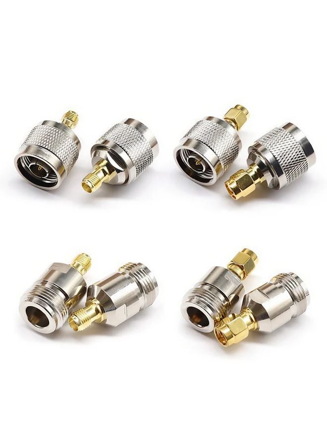 SMA To N RF Coaxial Adapter 50 Ohm 75 Ohm Impedance Matching Nickel Plated Copper - Image 5