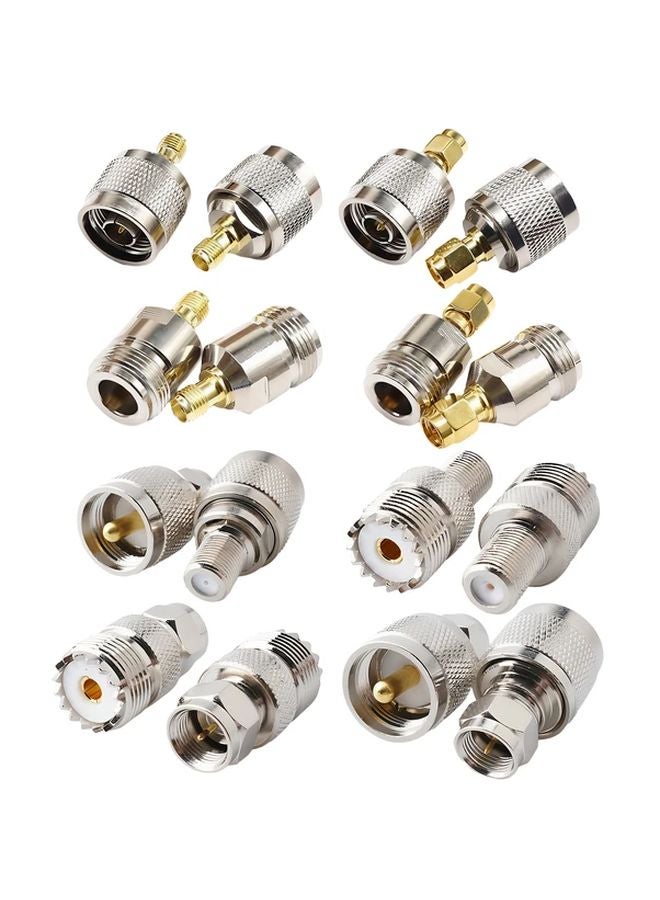 SMA To N RF Coaxial Adapter 50 Ohm 75 Ohm Impedance Matching Nickel Plated Copper - Image 2