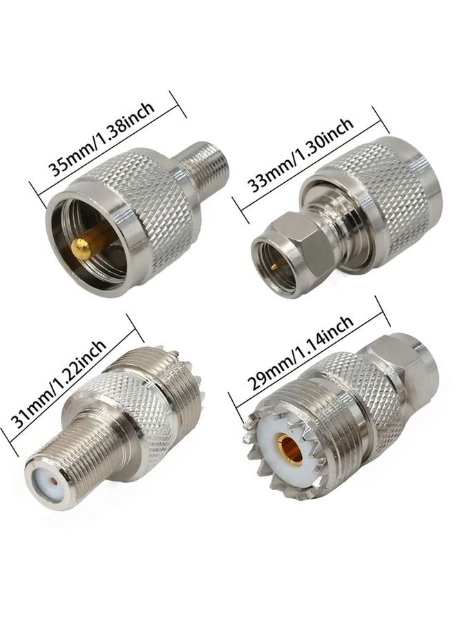 SMA To N RF Coaxial Adapter 50 Ohm 75 Ohm Impedance Matching Nickel Plated Copper - Image 4