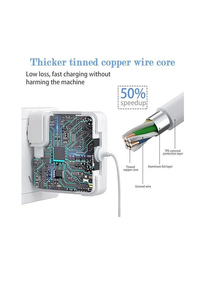 Diguagao Mac Book Air Charger 45 W, T-tip Magnetic Power Supply Compatible with 2012-2017 Mac Book Air (11/13 Inch) A1436/A1466/A1465  - Image 4
