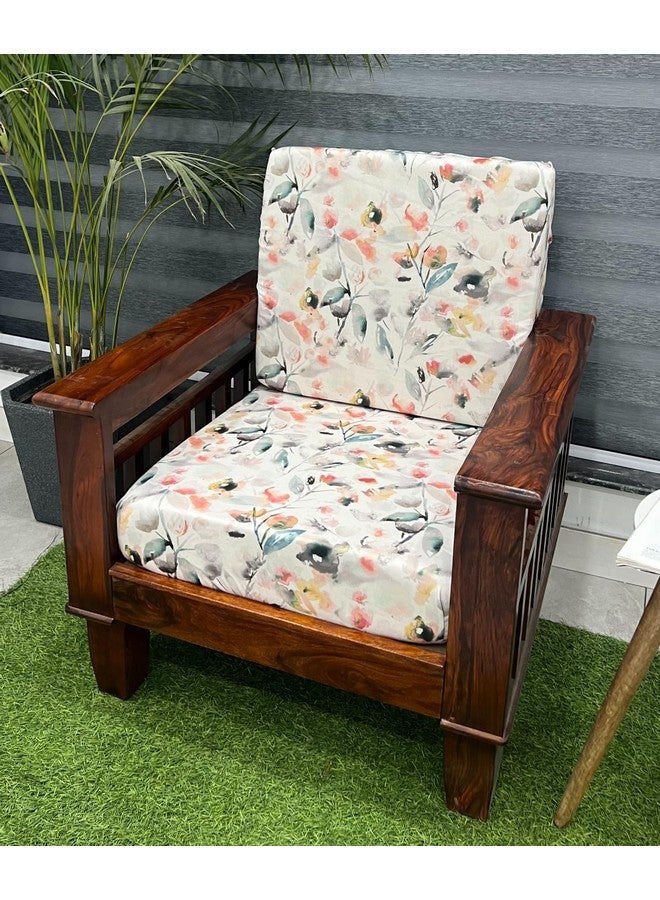 AMAZE ATTIRES Stretchable/Spandex Printed Sofa Slip Cover, Pack of 6 Sofa seat Covers can use for livingroom, Couch, Wooden Sofas & Offices (Orange Floral) - Image 2