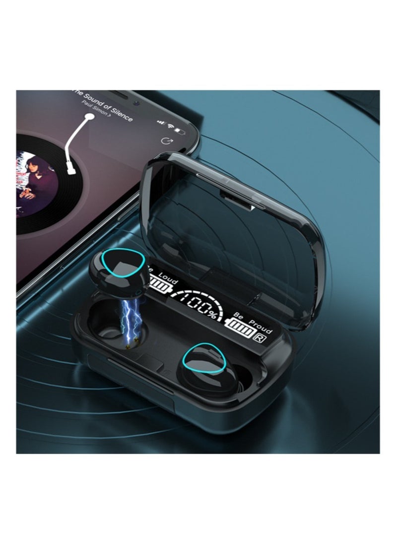 Generic M10 Bt5.1 Waterproof Wireless Headphones with Auto Pairing  - Image 2