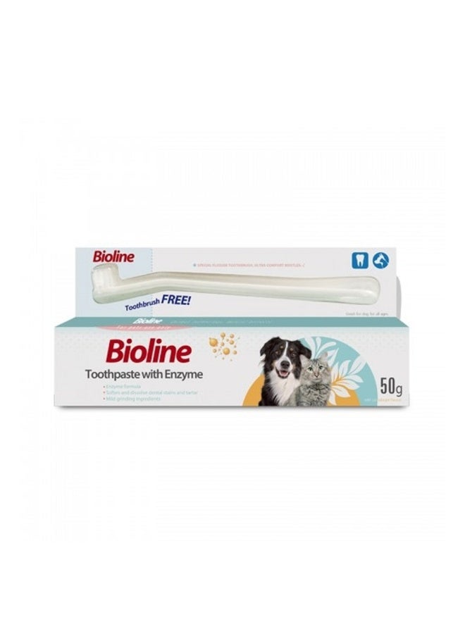 Bioline Toothpaste With Enzyme - 50g