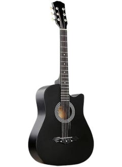 Megarya MegArya Acoustic Guitar 38 Inch Beginner Combo With Bag, Capo, Picks, Pick Guard, Pick Holder And Strap (Black)  - Image 2