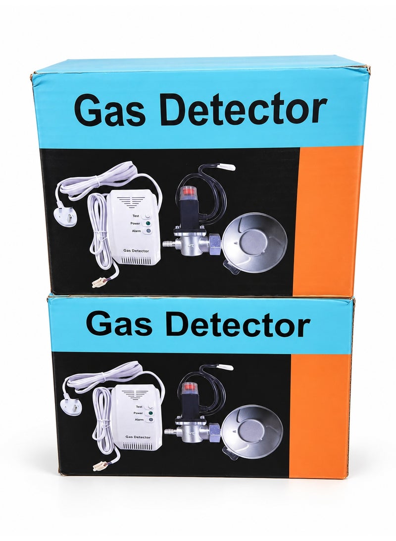 A smart gas detector equipped with an automatic electronic safety valve and a high-precision sensor, designed to protect homes and restaurants. - Image 3
