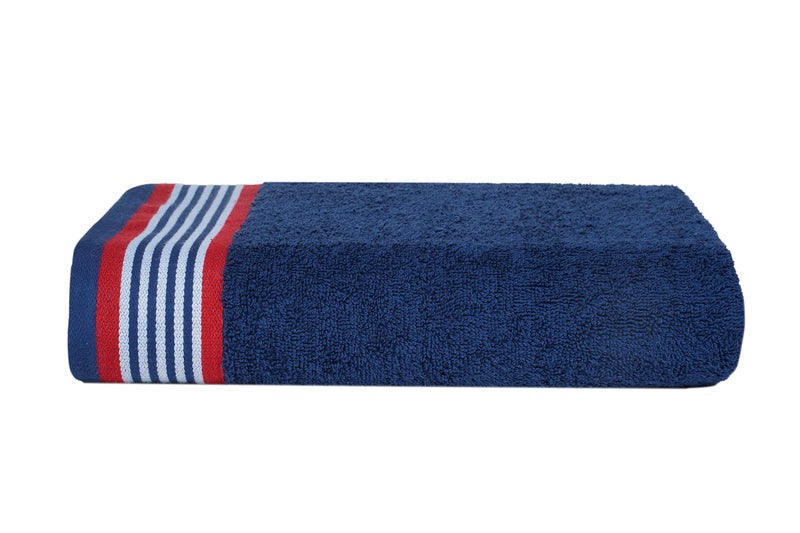 CASA COPENHAGEN Casa Copenhagen,3.10 Germany Design - He & She Super Soft Collection 100% Super Soft Cotton 10 Piece Face Towels Set (Size : 30 x 30 cm) - Racing Red & Iris Blue  - Image 2
