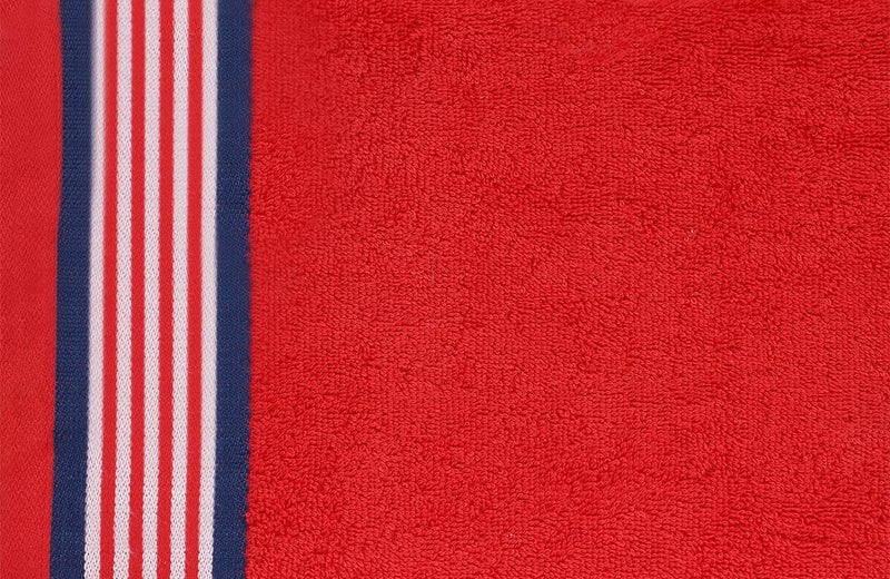 CASA COPENHAGEN Casa Copenhagen,3.10 Germany Design - He & She Super Soft Collection 100% Super Soft Cotton 10 Piece Face Towels Set (Size : 30 x 30 cm) - Racing Red & Iris Blue  - Image 4