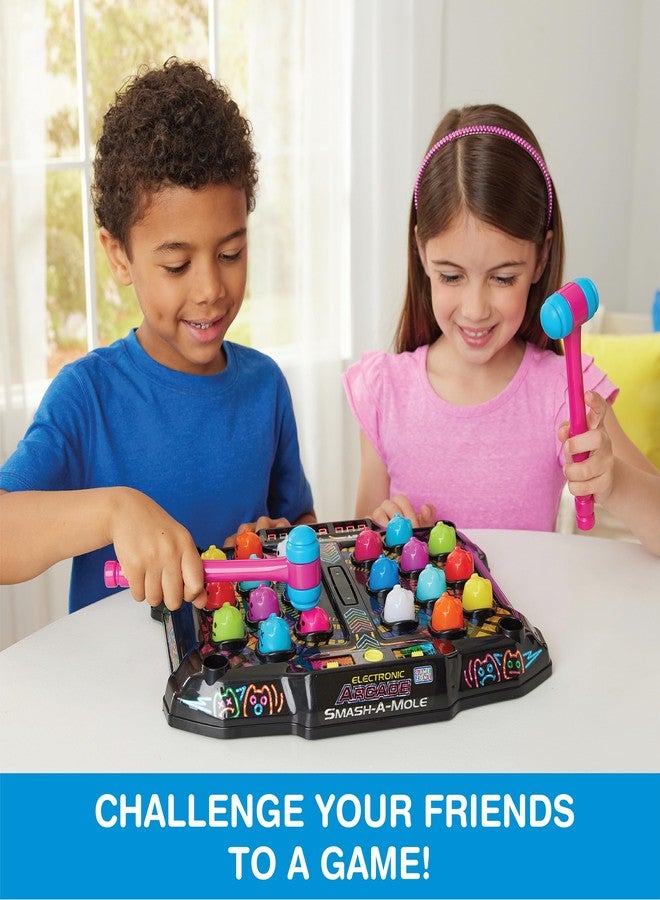 Game Zone Smash-A-Mole - Electronic Arcade Game with Lights & Sounds - 4 Game Modes - Ages 6+ - Image 5