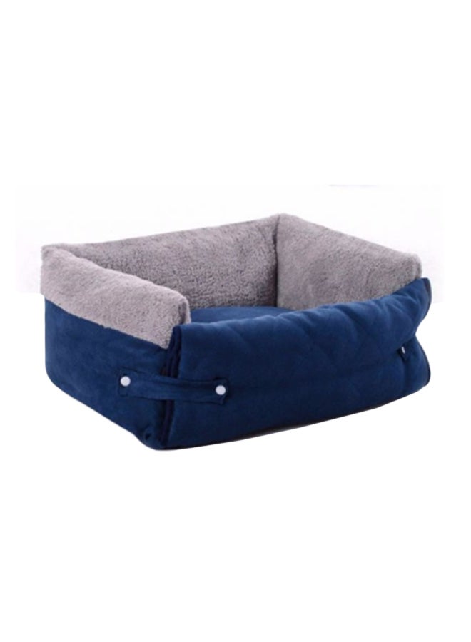 إسكدنيا كيس نوم قابل للفك للحيوانات الأليفة أزرق/رمادي