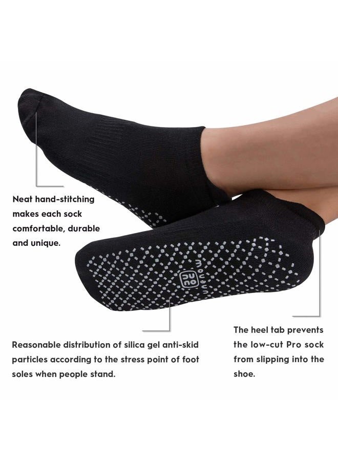unenow Unisex Non Slip Grip Socks with Cushion for Yoga, Pilates, Barre, Home & Hospital, L - Image 4
