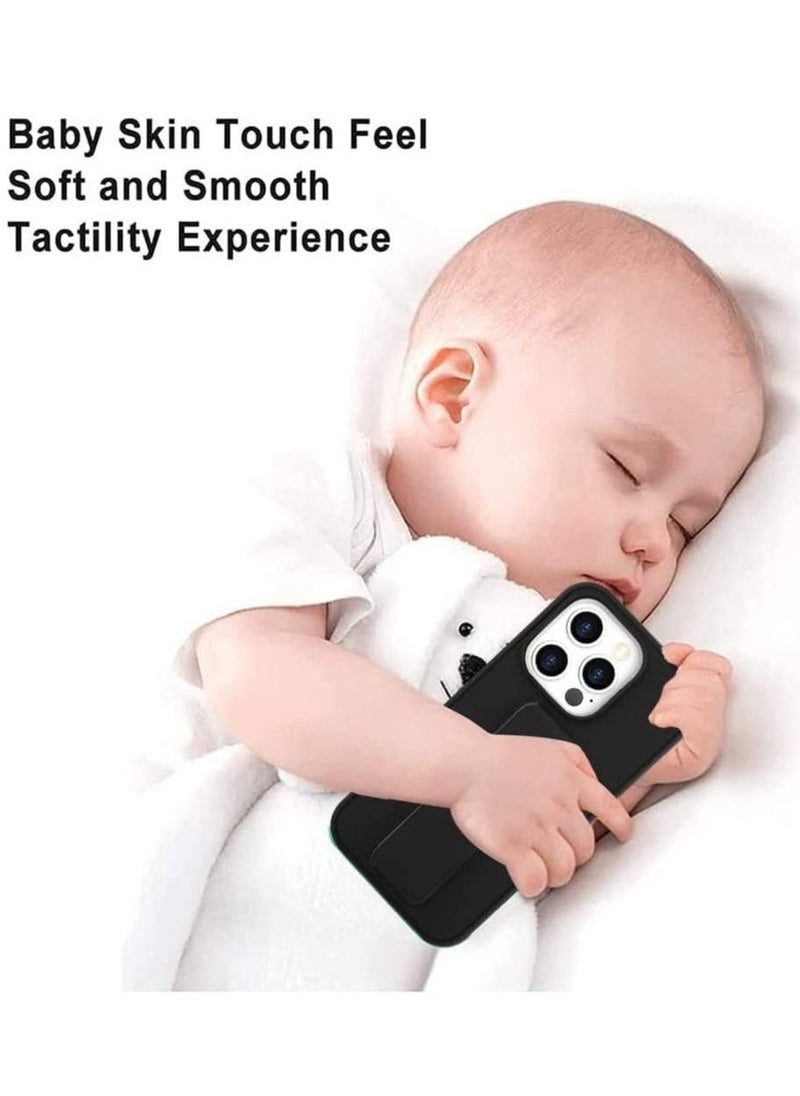 iPhone 14 Pro Max Case Cover Magnetic Car Mount Kickstand & Holder, Premium Silicone Vertical & Horizontal Hand Strap and Grip with Multi Stand - Image 4