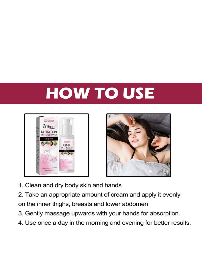 إيلهو كريم طبيعي لتخفيف انقطاع الطمث ، كريم توازن الهرمونات للنساء في منتصف العمر ، دعم مهدئ لانقطاع الطمث لتخفيف الأعراض (100 مل) - Image 4
