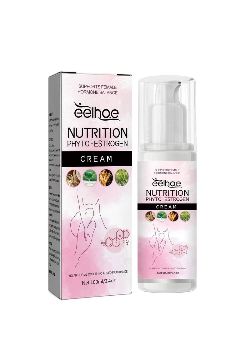 إيلهو كريم طبيعي لتخفيف انقطاع الطمث ، كريم توازن الهرمونات للنساء في منتصف العمر ، دعم مهدئ لانقطاع الطمث لتخفيف الأعراض (100 مل) - Image 1