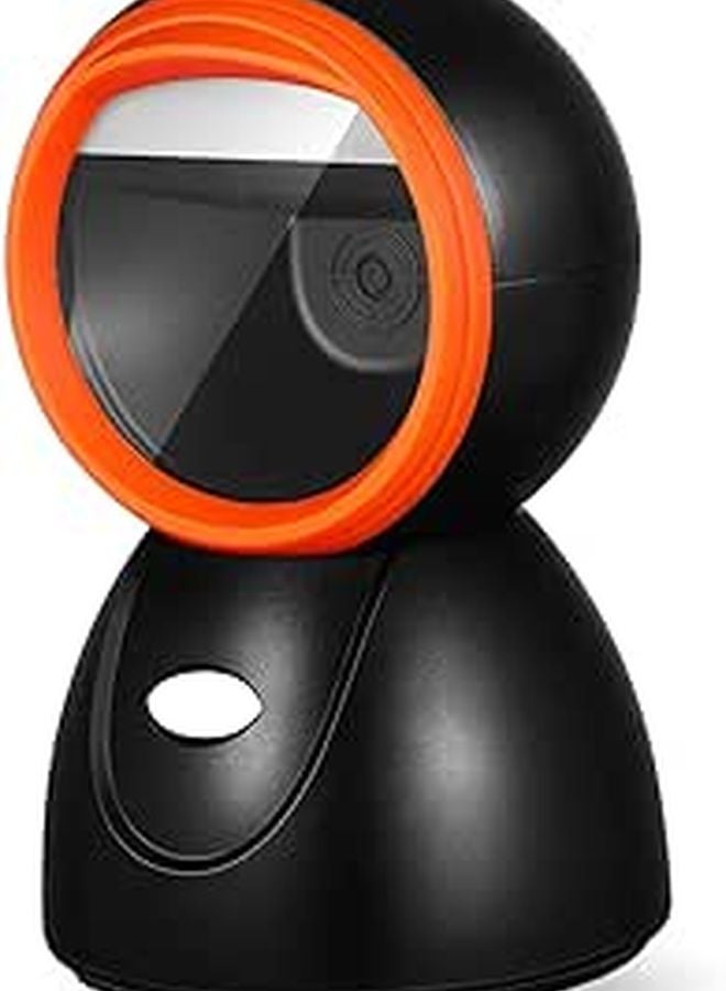 Adjustable Angle Desktop Barcode Scanner for Supermarket Retail Store Inventory Efficient QR Code Reader - Image 1