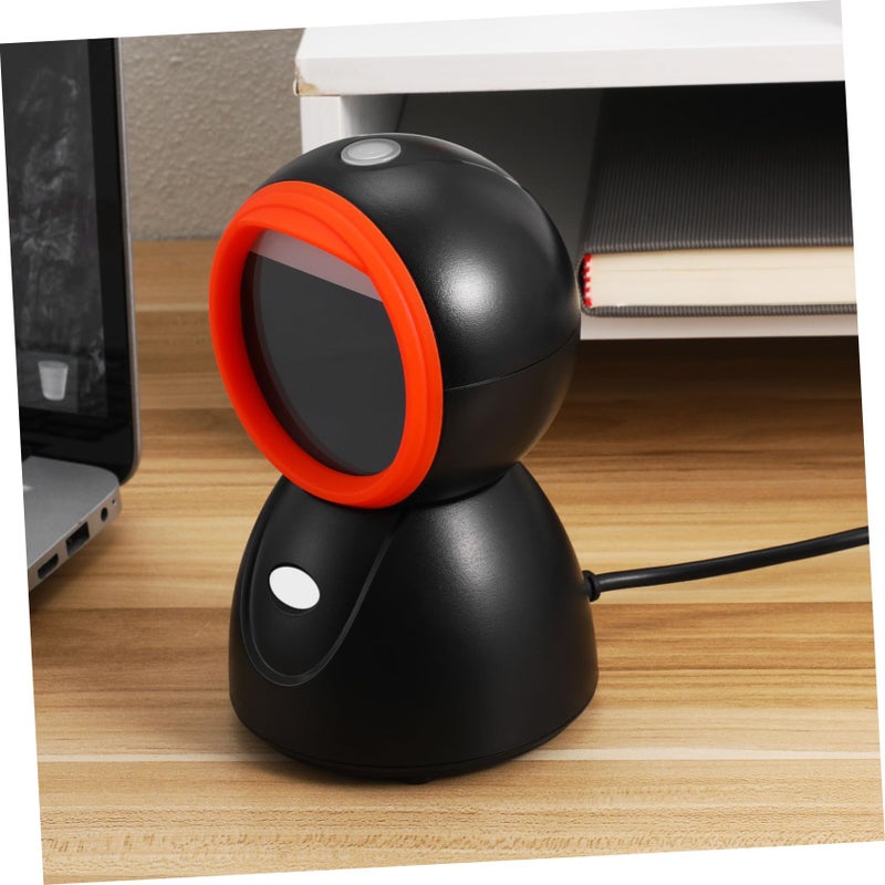 Adjustable Angle Desktop Barcode Scanner for Supermarket Retail Store Inventory Efficient QR Code Reader - Image 5