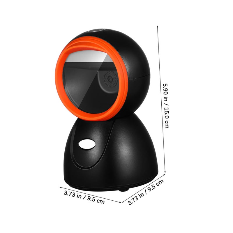 Adjustable Angle Desktop Barcode Scanner for Supermarket Retail Store Inventory Efficient QR Code Reader - Image 3