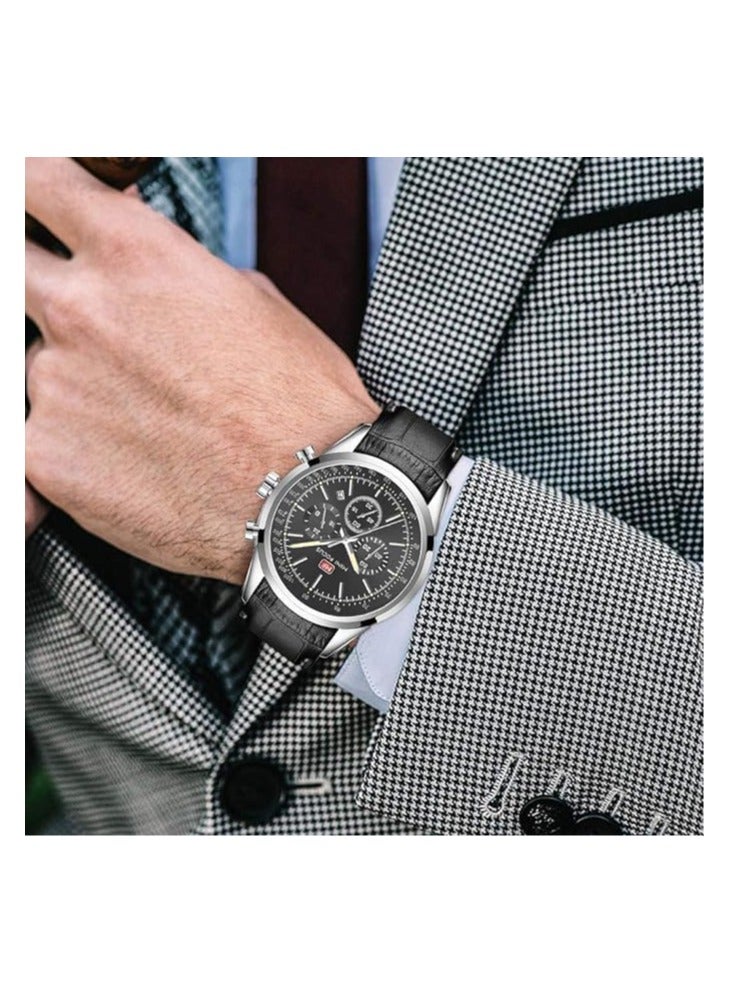 ميني فوكاس ساعة ميني فوكس كاجوال للرجال بسوار من الجلد - MF0116G.03 - Image 4